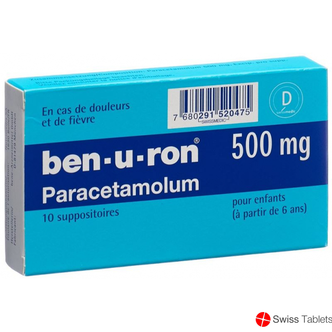 Ben U Ron 500mg 10 Zäpfchen buy online