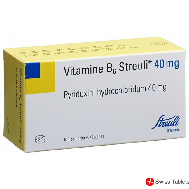 Vitamin B6 40mg 100 Tabletten buy online