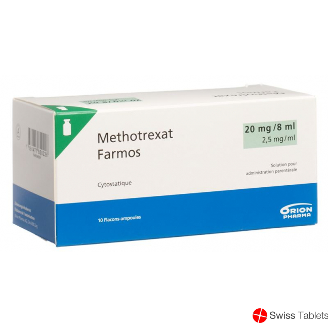 Methotrexat Farmos 20mg/8ml 10 Durchstechflaschen 8ml buy online