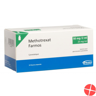 Methotrexat Farmos 50mg/2ml 10 Durchstechflaschen 2ml