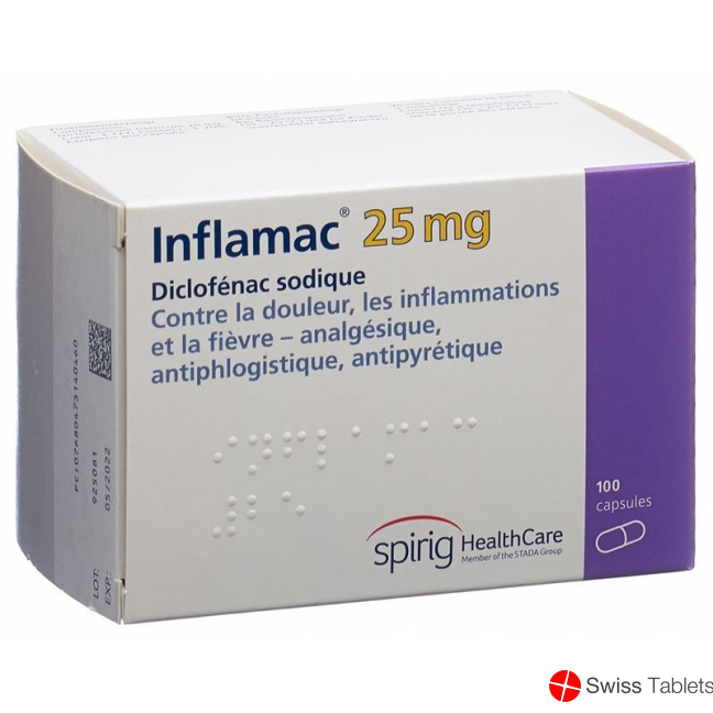 Inflamac Kapseln 25mg 100 Stück buy online