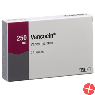 Vancocin Kapseln 250mg 20 Stück
