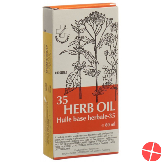 Naturgeist Original 35 Kräuter Öl Glasflasche 80ml