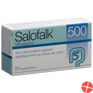 Salofalk Zäpfchen 500mg 20 Stück