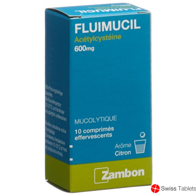 Fluimucil 600mg 10 Brausetabletten buy online