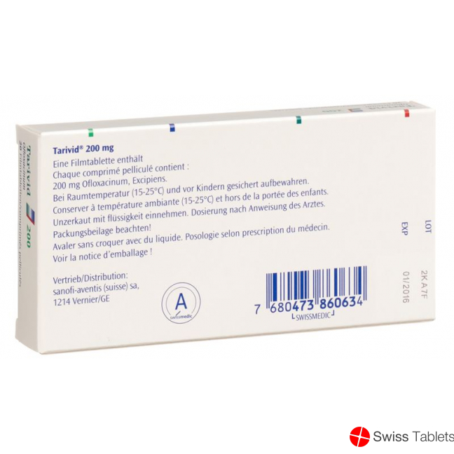 Tarivid Filmtabletten 200mg 20 Stück buy online