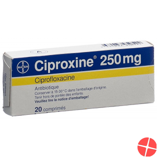 Ciproxin Lacktabletten 250mg 20 Stück