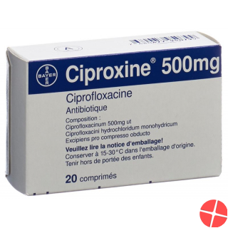 Ciproxin 500 Lacktabletten 500mg 20 Stück