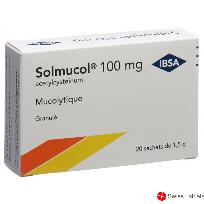 Solmucol 100mg 20 Beutel buy online