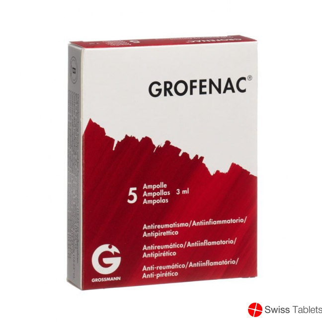 Grofenac Injektionslösung 75mg/3ml 5 Ampullen 3ml buy online