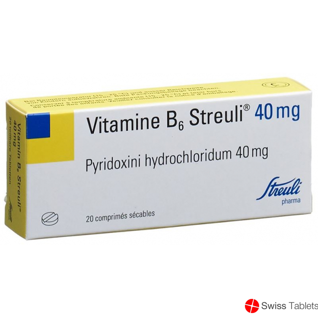 Vitamin B6 Streuli Tabletten 40mg 20 Stück buy online