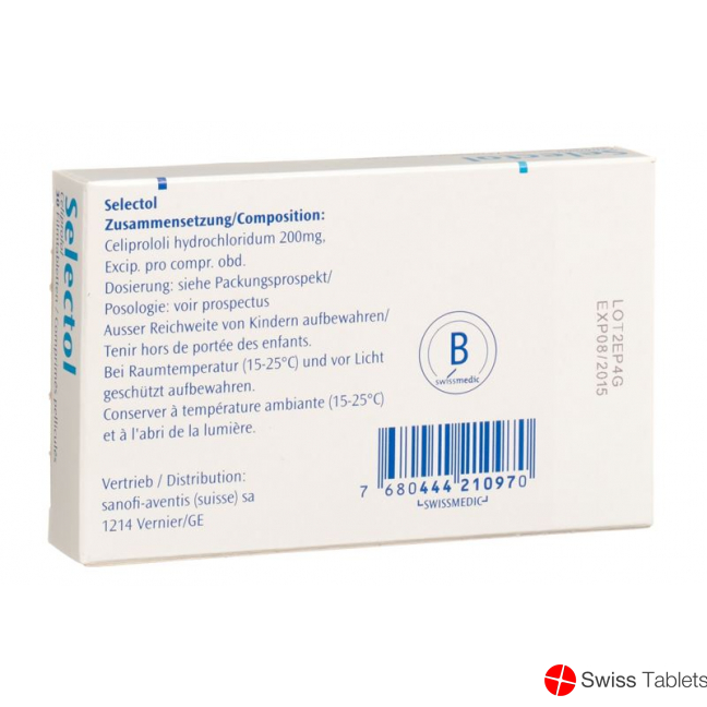 Selectol Filmtabletten 200mg 30 Stück buy online