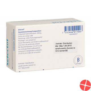 Selectol Filmtabletten 200mg 90 Stück Selectol Filmtabletten 200mg 90 Stück