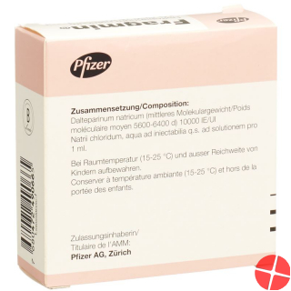 Fragmin Injektionslösung 10000 E/ml 10 Ampullen 1ml