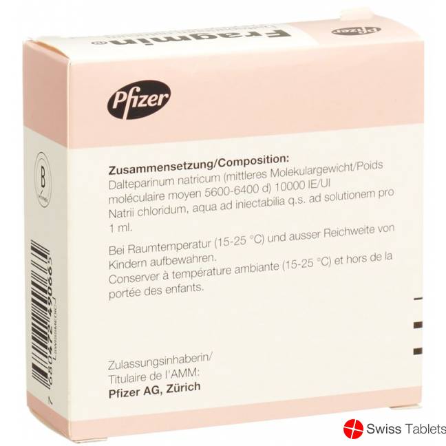 Fragmin Injektionslösung 10000 E/ml 10 Ampullen 1ml buy online