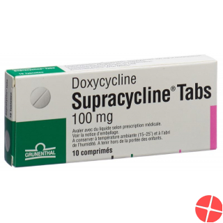 Supracyclin Tabs Tabletten 100mg 10 Stück