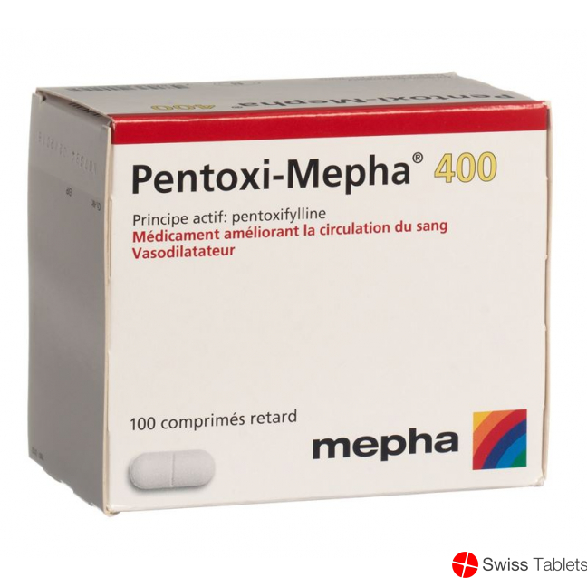 Pentoxi Mepha 400 Retard Tabletten 400mg 100 Stück buy online