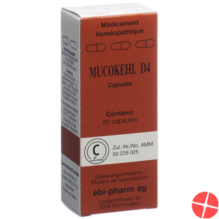 Mucokehl Kapseln D 4 20 Stück