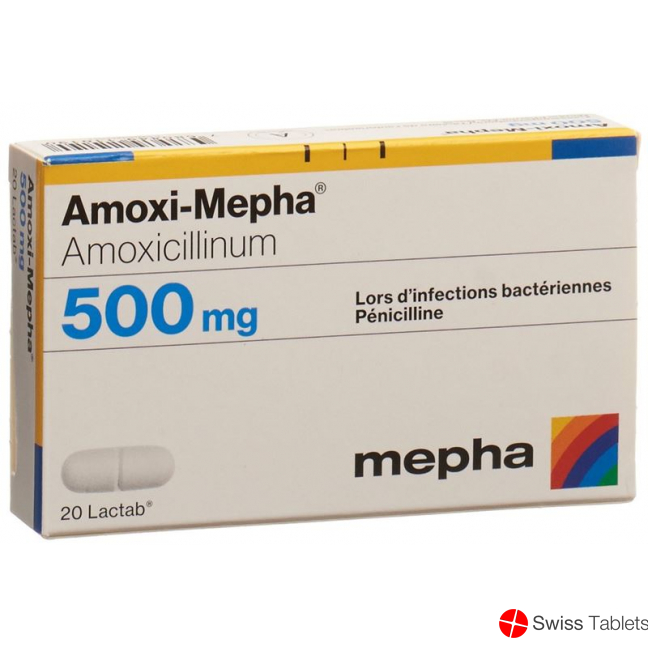 Amoxi Mepha 500 Lactabs 500mg 20 Stück buy online