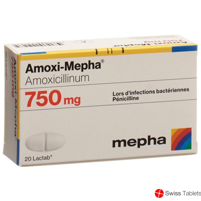 Amoxi Mepha 750 Lactabs 750mg 20 Stück buy online