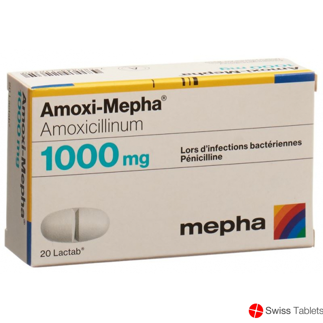 Amoxi Mepha 1000 Lactabs 1000mg 20 Stück buy online