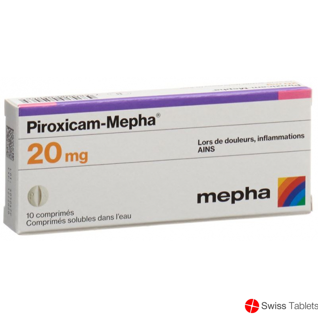 Piroxicam Mepha Tabletten 20mg 10 Stück buy online