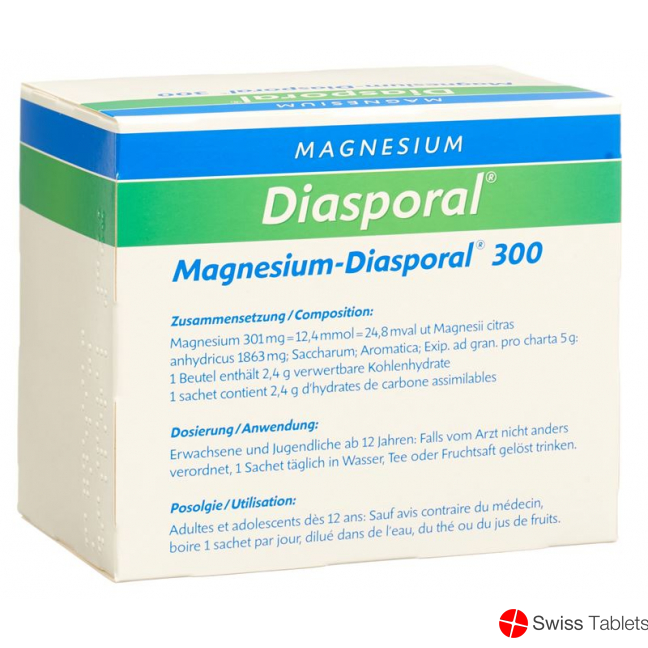 Magnesium Diasporal Granulat 300mg 50 Beutel 5g buy online