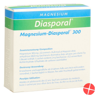 Magnesium Diasporal Granulat 300mg 20 Beutel 5g