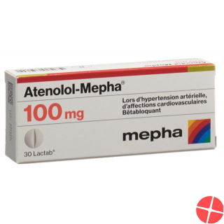 Atenolol Mepha Lactabs 100mg 30 Stück