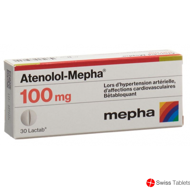 Atenolol Mepha Lactabs 100mg 30 Stück buy online