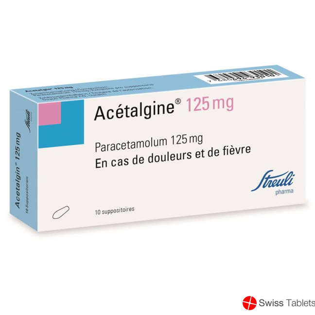 Acetalgin 125mg 10 Zäpfchen buy online