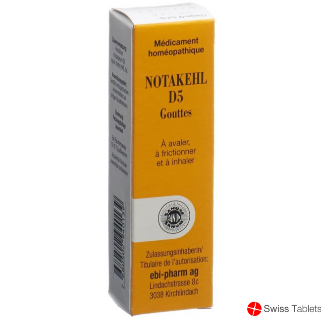 Notakehl Tropfen D 5 10ml buy online
