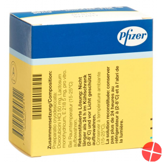 Adriblastin Rd Trockensubstanz 50mg Durchstechflasche 2 Stück