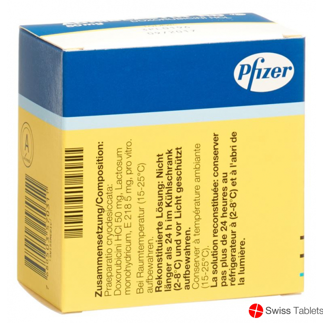 Adriblastin Rd Trockensubstanz 50mg Durchstechflasche 2 Stück buy online