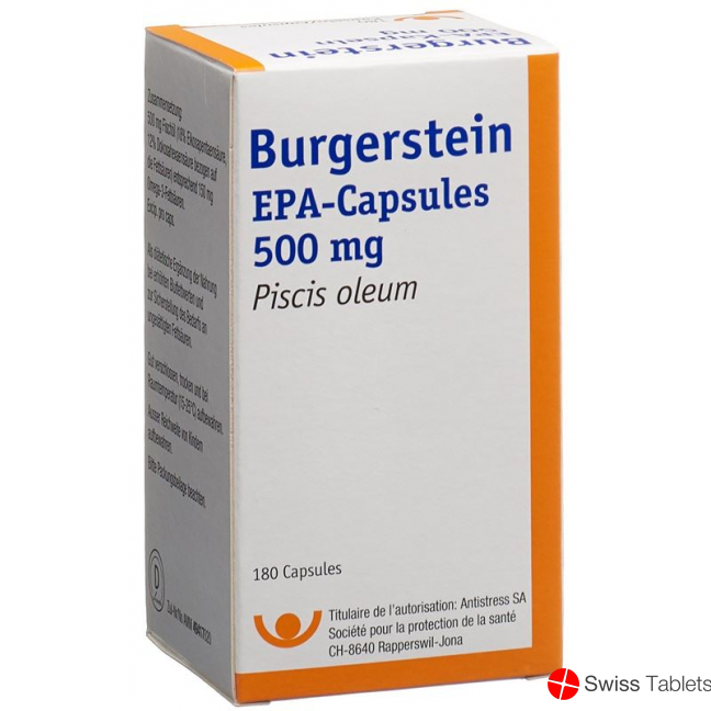 Burgerstein EPA capsules 500 mg Ds 180 pieces buy online