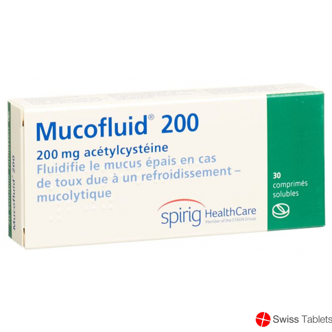 Mucofluid 200mg 30 Tabletten buy online