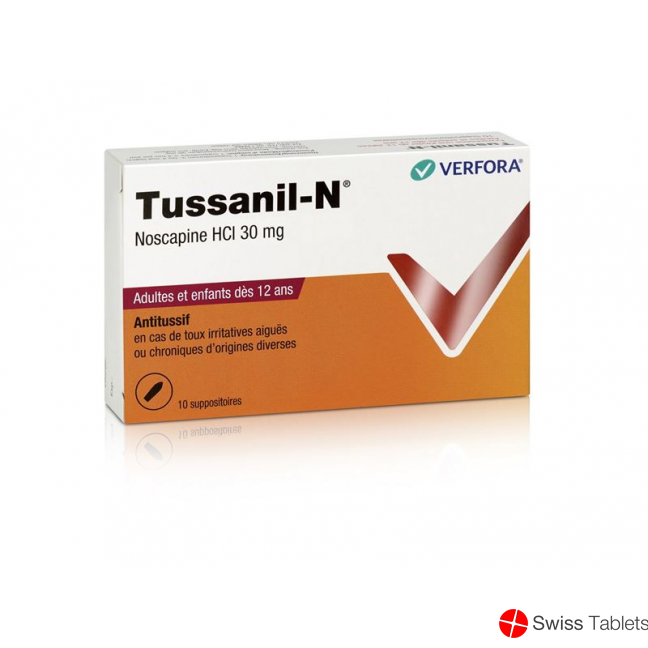 Tussanil N Zäpfchen 30mg Erwachsene 10 Stück buy online