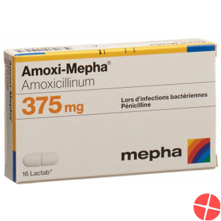 Amoxi Mepha 375 Lactabs 375mg 16 Stück
