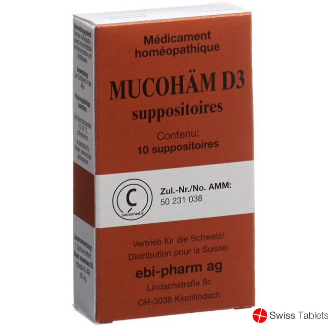 Mucohaem Zäpfchen 10 Stück buy online