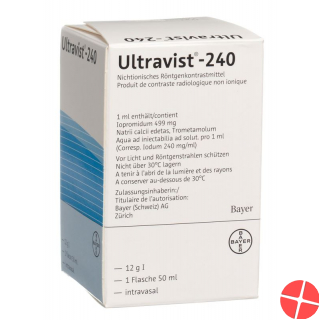 Ultravist Injektionslösung 240mg Flasche 50ml