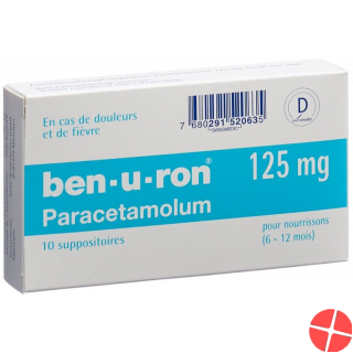 Ben U Ron 125mg 10 Zäpfchen