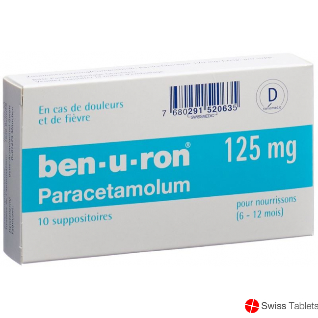Ben U Ron 125mg 10 Zäpfchen buy online