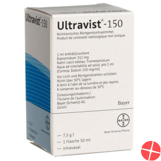 Ultravist Injektionslösung 150mg Flasche 50ml