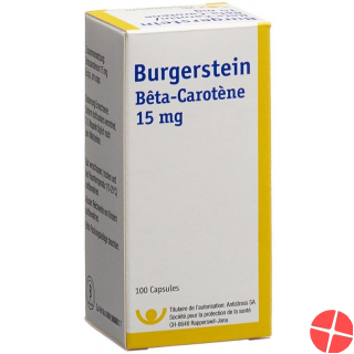 BURGERSTEIN Beta Carotin Kaps 15 mg