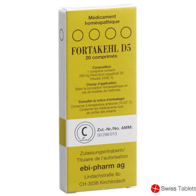 Fortakehl Tabletten D 5 Trit 20 Stück buy online