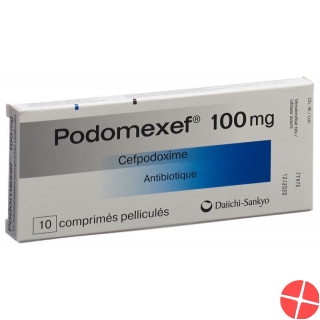 Podomexef Filmtabletten 100mg 10 Stück