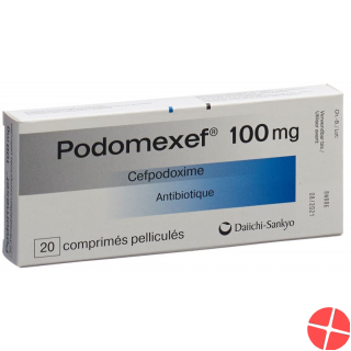 Podomexef Filmtabletten 100mg 20 Stück