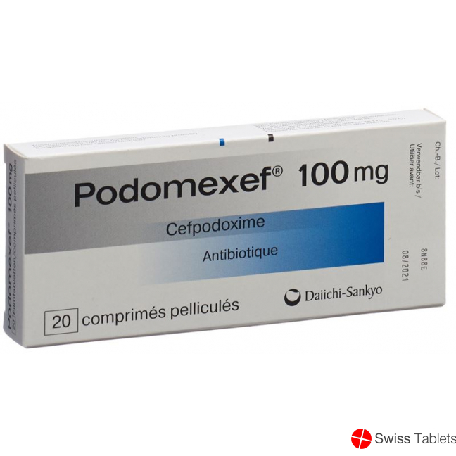 Podomexef Filmtabletten 100mg 20 Stück buy online