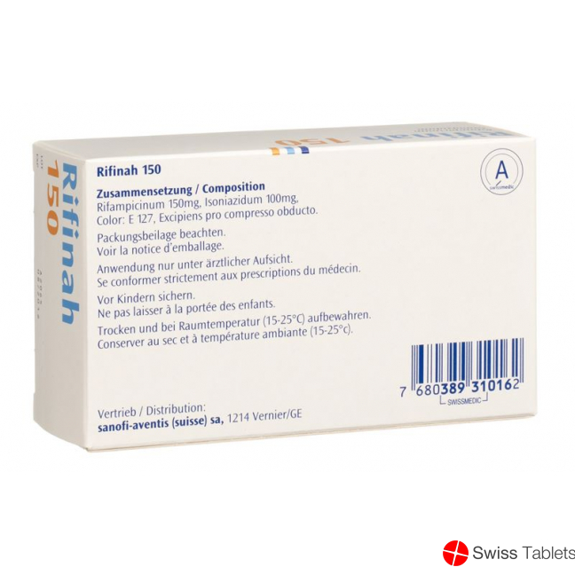 Rifinah 150 Dragees 150/100 100 Stück buy online Rifinah 150 Dragees 150/100 100 Stück buy online