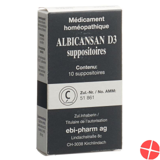 Albicansan Zäpfchen D 3 10 Stück